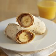 Rouleaux au beurre de cacahuète et à la banane